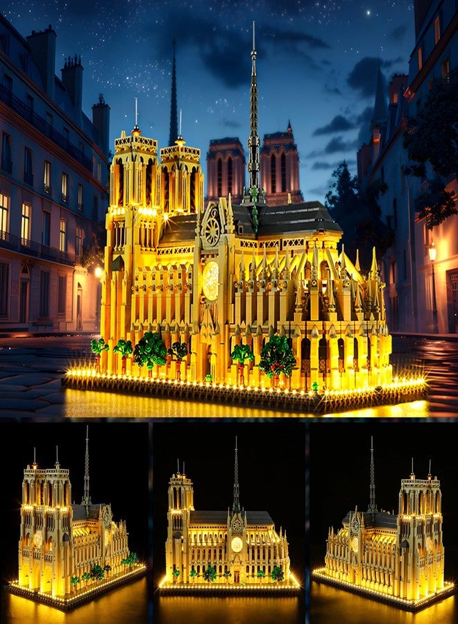 YEABRICKS LED Light for 21061 Architecture Notre Dame Cathedral Building Blocks Model (Building Set NOT Included) - Image 4